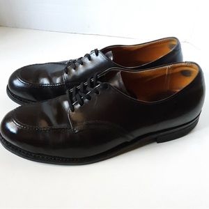 Red Wing Men’s Brown Oxford Steel Toe Leather Shoe size 10M